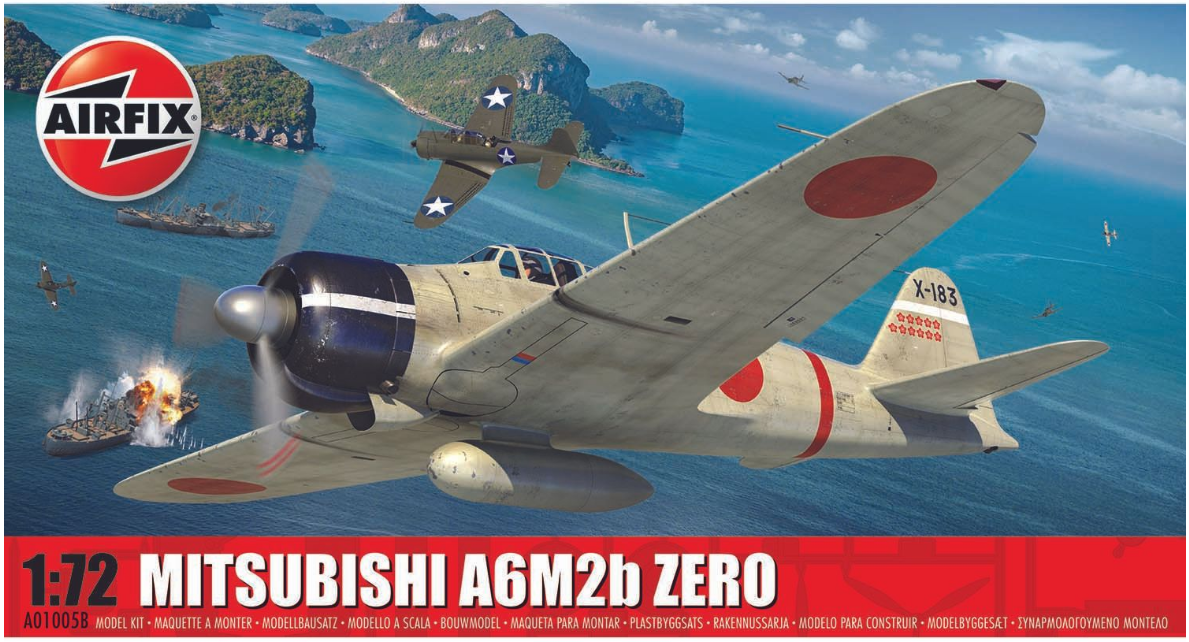 AIRFIX Mitsubishi A6M2b Zero 1:72 - A01005B