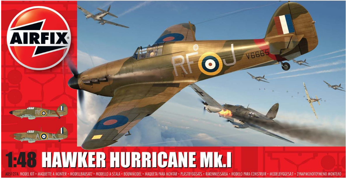 AIRFIX Hawker Hurricane Mk.I 1:48 - A05127A