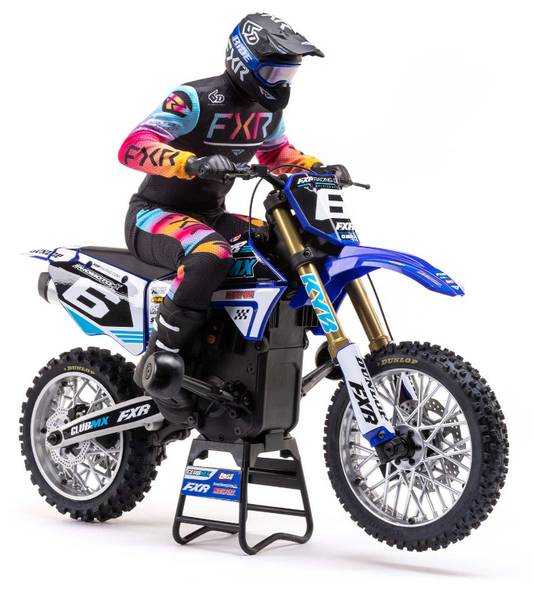 LOSI Promoto-MX Blue RC Motorcycle RTR ClubMX Racing Scheme 1:4 - LOS06000T2