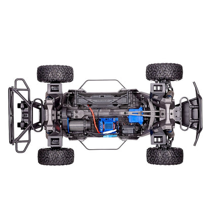 TRAXXAS Maxx Slash Blue Short Course Truck chassis detail - 102076-4BLUE