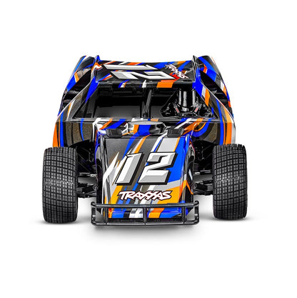 TRAXXAS SLASH Modified Blue 2WD Dirt Oval Racer BL-2S - 104354-74BLUE