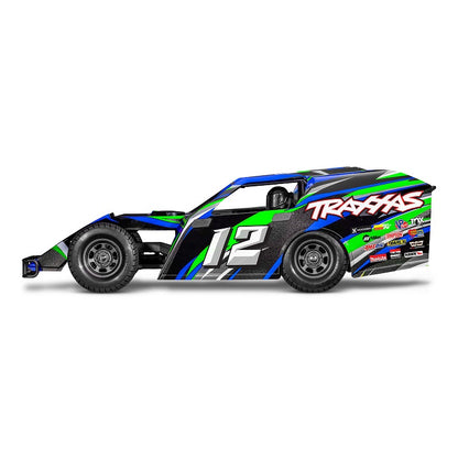 TRAXXAS SLASH Modified Green 2WD Dirt Oval Racer BL-2S - 104354-74GRN