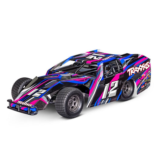 TRAXXAS SLASH Modified Pink 2WD Dirt Oval Racer BL-2S - 104354-74PINK