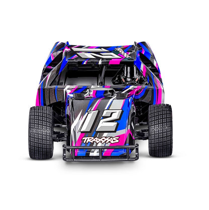 TRAXXAS SLASH Modified Pink 2WD Dirt Oval Racer BL-2S - 104354-74PINK