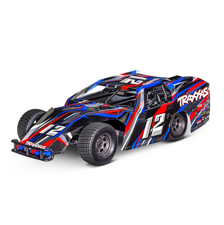 TRAXXAS SLASH Modified Red 2WD Dirt Oval Racer BL-2S - 104354-74RED