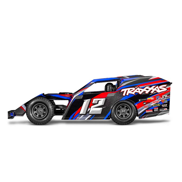 TRAXXAS SLASH Modified Red 2WD Dirt Oval Racer BL-2S - 104354-74RED