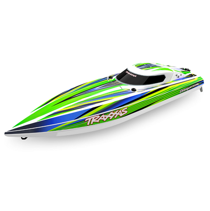 TRAXXAS Disruptor Boat Green w/ TQ 2.4Ghz Radio - 106064-4GRN