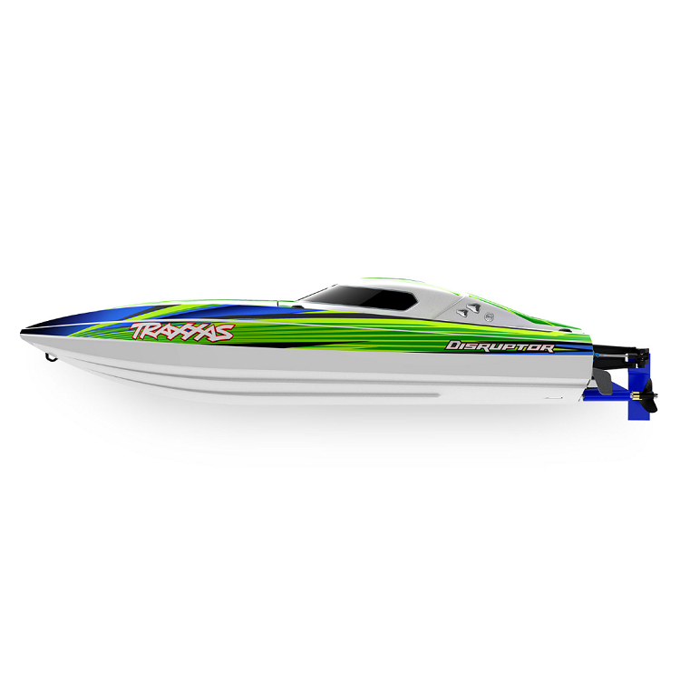 TRAXXAS Disruptor Boat Green w/ TQ 2.4Ghz Radio - 106064-4GRN