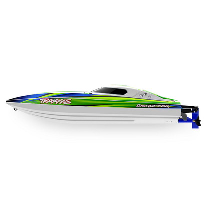 TRAXXAS Disruptor Boat Green w/ TQ 2.4Ghz Radio - 106064-4GRN