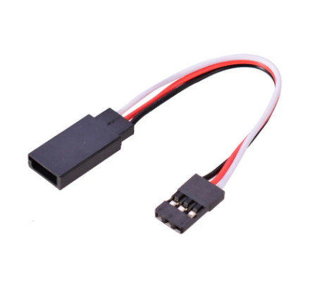 RCG 10cm Twisted HD Servo Extension Lead