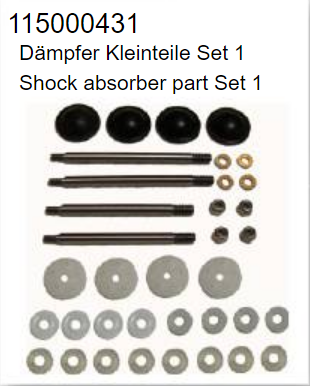 ANSMANN Shock Absorber Part Set  suit Vapor - C115000431