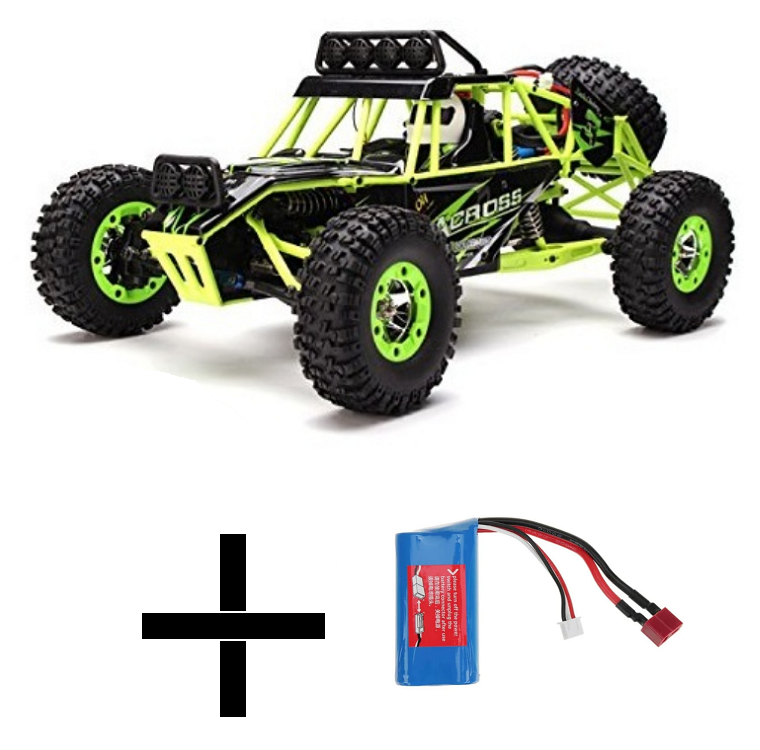 WL 1:12 ACROSS Gen2 4WD Rockracer + Extra Battery Bundle - WL12428+Bat