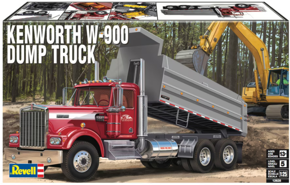 REVELL Kenworth W-900 Dump Truck 1:25 - 12628