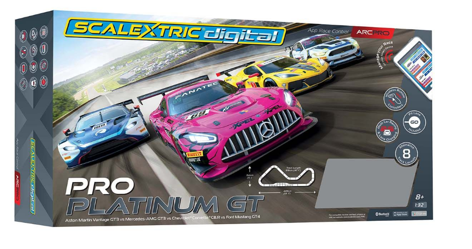 SCALEXTRIC Pro Platinum Arc-Pro GT Set - C1436