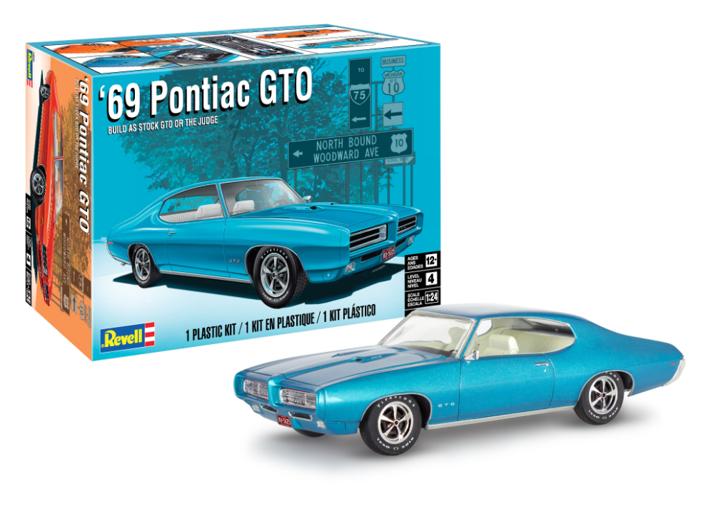 REVELL 1969 Pontiac GTO 'The Judge' 2 In 1 1:24 - REV-14530