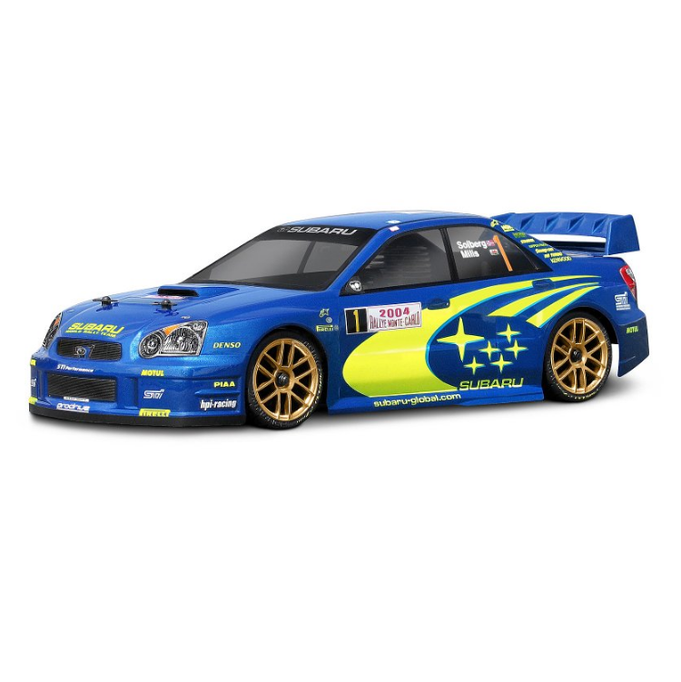 HPI 2004 Subaru Impreza WRC Clear Body Shell (W: 200mm, WB: 255mm) - 17505