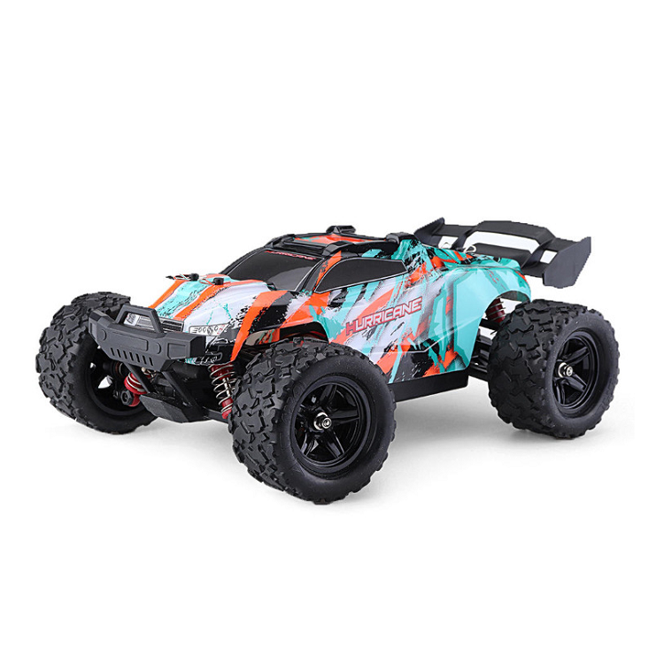 HURRICANE 1:18 4WD Stadium Truck Green/ Orange w/ 2.4ghz Radio, Battery and Charger - TRC-18322