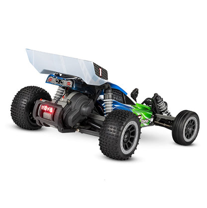 TRAXXAS BANDIT 2wd BUGGY Green w/ LED Lights, Battery & Charger 24054-61GRN