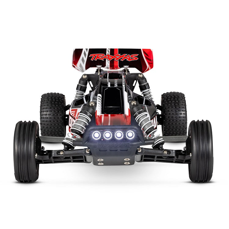 TRAXXAS BANDIT 2wd BUGGY Red/ Black w/ LED Lights, Battery & Charger 24054-61RBLK