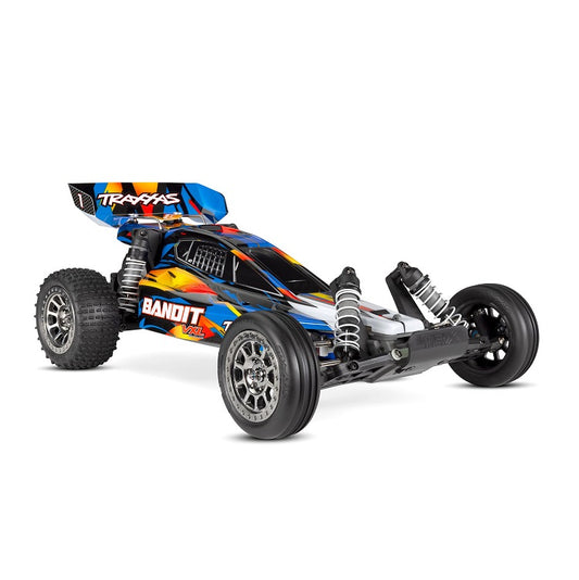 TRAXXAS BANDIT VXL 2wd Buggy Blue w/ TQi 2.4Ghz Radio, 3500kv Brushless Motor, Magnum 272R Transmission & TSM - 24076-74BLU