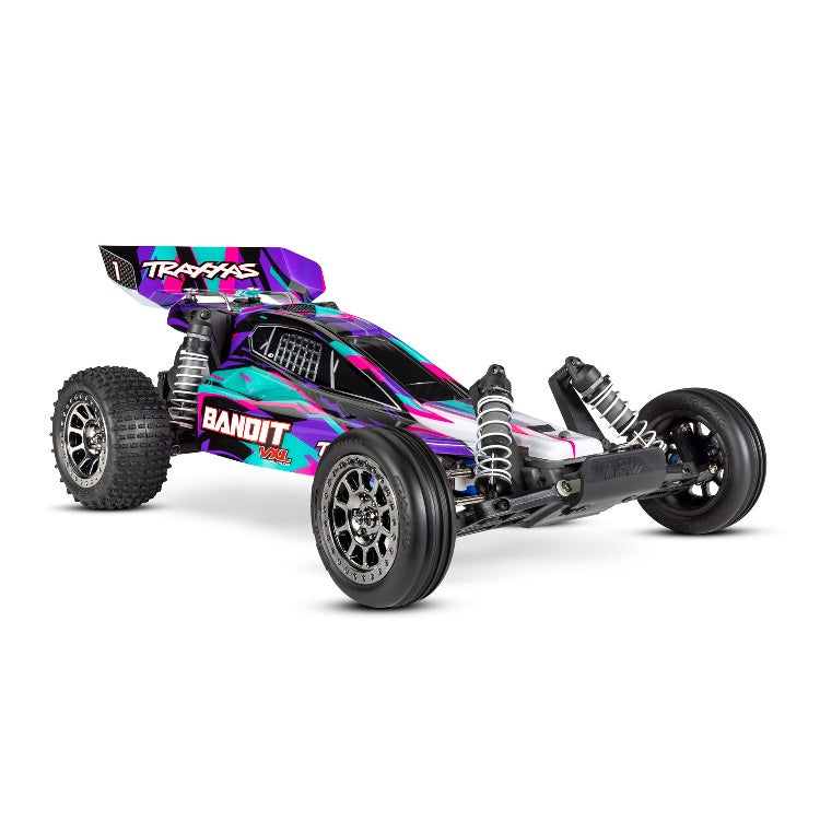 TRAXXAS BANDIT VXL 2wd Buggy Purple w/ TQi 2.4Ghz Radio, 3500kv Brushless Motor, Magnum 272R Transmission & TSM - 24076-74PRPL