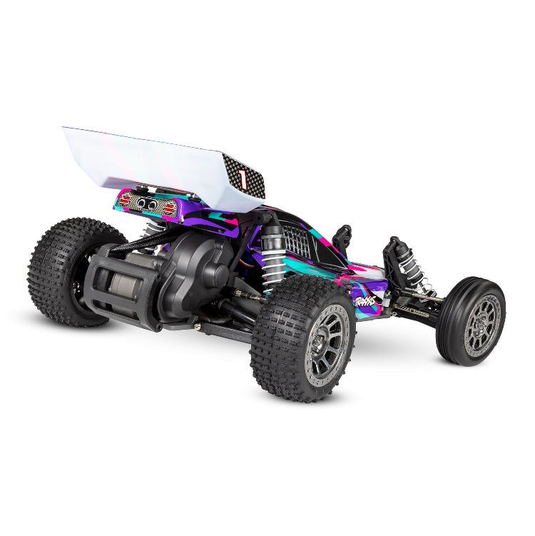 TRAXXAS BANDIT VXL 2wd Buggy Purple w/ TQi 2.4Ghz Radio, 3500kv Brushless Motor, Magnum 272R Transmission & TSM - 24076-74PRPL