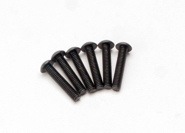 TRAXXAS 4x20mm Hex Drive Button Head Screws 6pcs - 2589