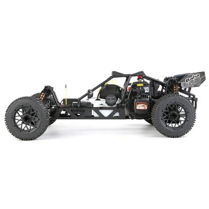 ROVAN Baja V2 1:5 Black Desert Buggy 2WD RTR with 29cc 2 Stroke Engine chassis detail - ROV-290AV2-B