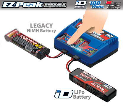 TRAXXAS EZ-Peak 100W Dual Nimh/ Lipo Battery Charger - 2972A