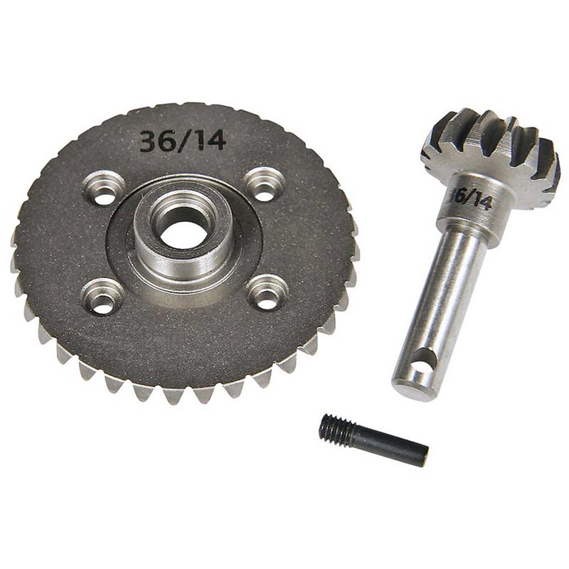 AXIAL 14T/ 36T Heavy Duty Diff Bevel Gear Set AX30401 - AXIC3401