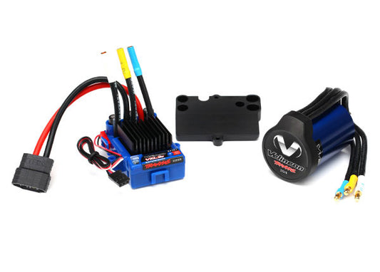 TRAXXAS 3500kv 4 Pole Brushless Motor & WP VXL-3s ESC w/ Mount Plate - 3350R