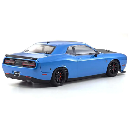 KYOSHO 2015 Dodge Challenger SRT Hellcat Crazy Blue 1:10 Fazer 4wd Mk2 w/ Brushed Motor FZ02L - KYO-34415T2