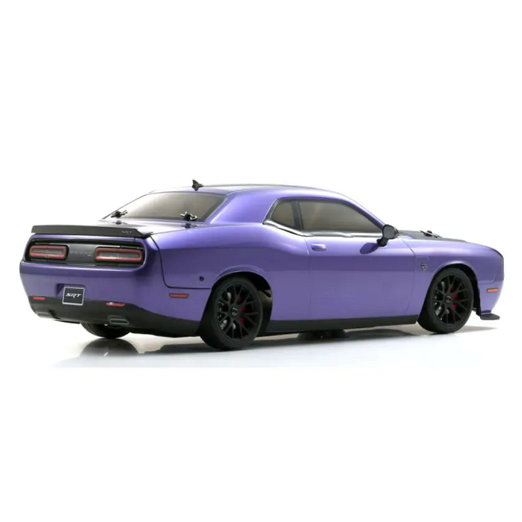 KYOSHO 2015 Dodge Challenger SRT Hellcat Plum Crazy 1:10 Fazer 4wd Mk2 w/ Brushed Motor FZ02L - KYO-34415T1B