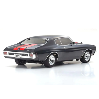 KYOSHO 1970 Chevy Chevelle SS Black/ Red 1:10 Fazer 4wd Mk2 w/ Brushed Motor FZ02L - KYO-34416T2