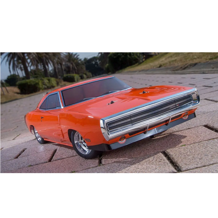 KYOSHO 1970 Dodge Charger Hemi Orange 1:10 Fazer 4wd Mk2 w/ Brushed Motor FZ02L - KYO-34417T1