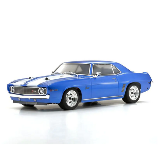 KYOSHO 1969 Chevy Camaro Z-28 Le Mans Blue 1:10 Fazer 4wd Mk2 w/ Brushed Motor FZ02 - KYO-34418T1