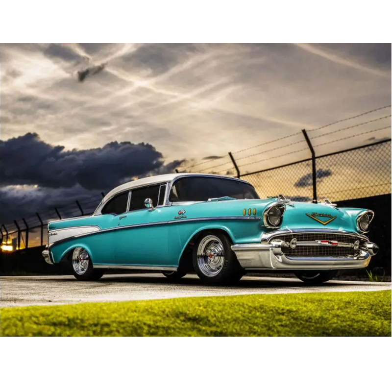 KYOSHO 1957 Chevrolet Bel Air Coupe Tropical Turquoise 1:10 Fazer 4wd Mk2 FZ02L - KYO-34433T1