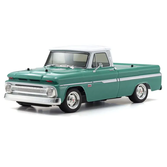 KYOSHO 1966 Chevrolet C10 Fleetside Pickup Light Green 1:10 Fazer 4wd Mk2 FZ02L - KYO-34435T1