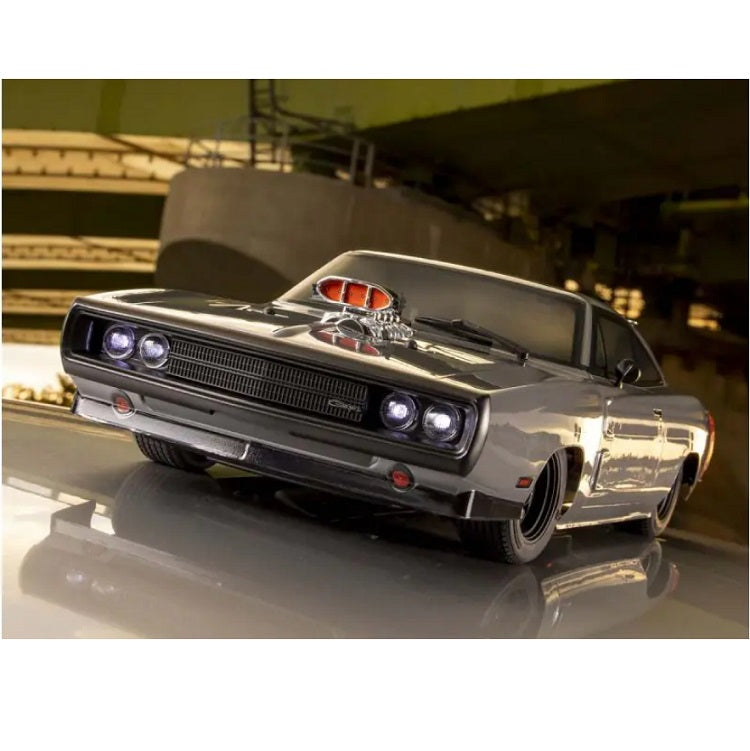 KYOSHO 1970 Dodge Charger Supercharged VE Gray 1:10 Fazer 4wd Mk2 w/ 4000kv Brushless Motor FZ02L - KYO-34492T1