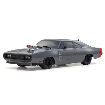 KYOSHO 1970 Dodge Charger Supercharged VE Gray 1:10 Fazer 4wd Mk2 w/ 4000kv Brushless Motor FZ02L - KYO-34492T1