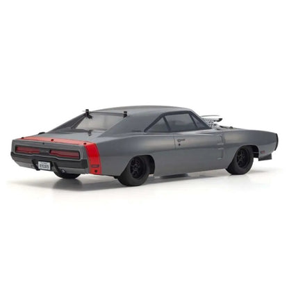 KYOSHO 1970 Dodge Charger Supercharged VE Gray 1:10 Fazer 4wd Mk2 w/ 4000kv Brushless Motor FZ02L - KYO-34492T1