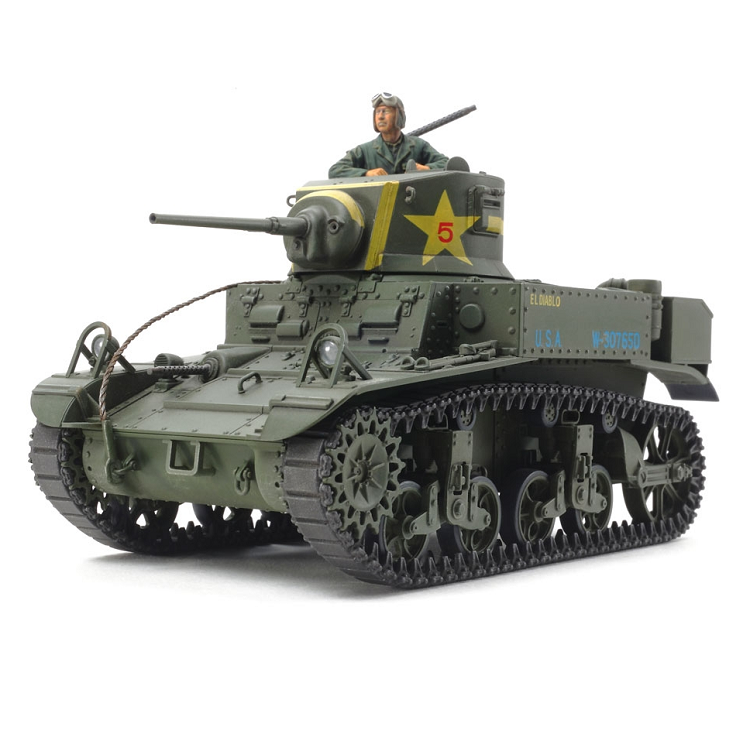 TAMIYA M3 U.S. Stuart Late Production Light Tank 1:35 - 35360