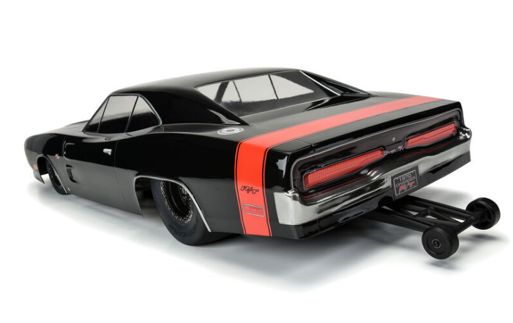 PROLINE 1970 Dodge Charger Clear Drag Body 1:10 Suit Losi 22S, Drag Slash, DR10 - PRO359900