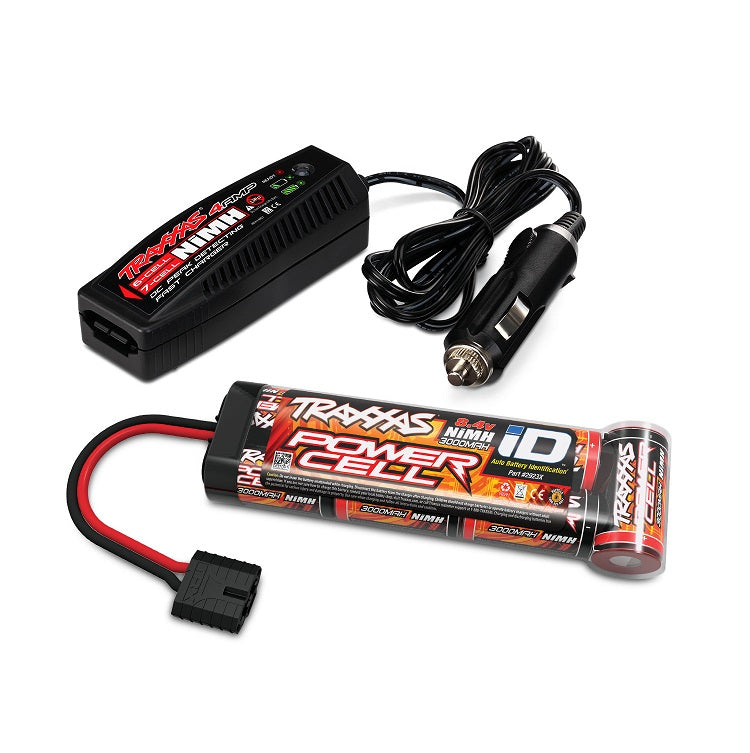 TRAXXAS STAMPEDE 2wd MONSTER TRUCK Red w/ LED Lights, Included Battery & Charger 36054-61red