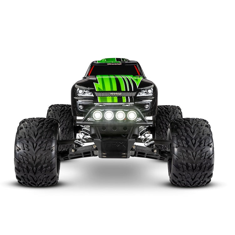 TRAXXAS STAMPEDE 2wd MONSTER TRUCK Green w/ LED Lights, Battery & Charger 36054-61GRN