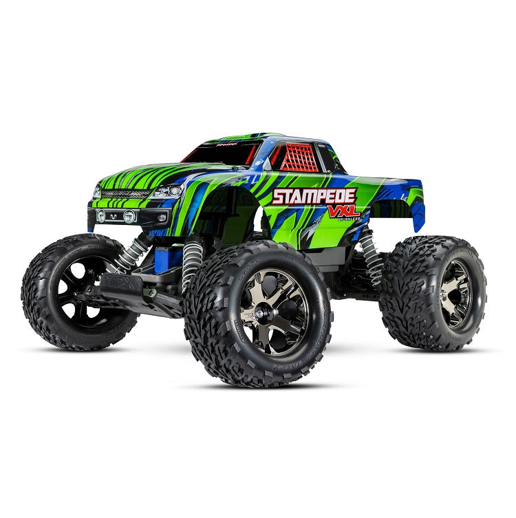 TRAXXAS STAMPEDE VXL 2wd Monster Truck Green w/ Magnum 272R Transmission 36076-74GRN