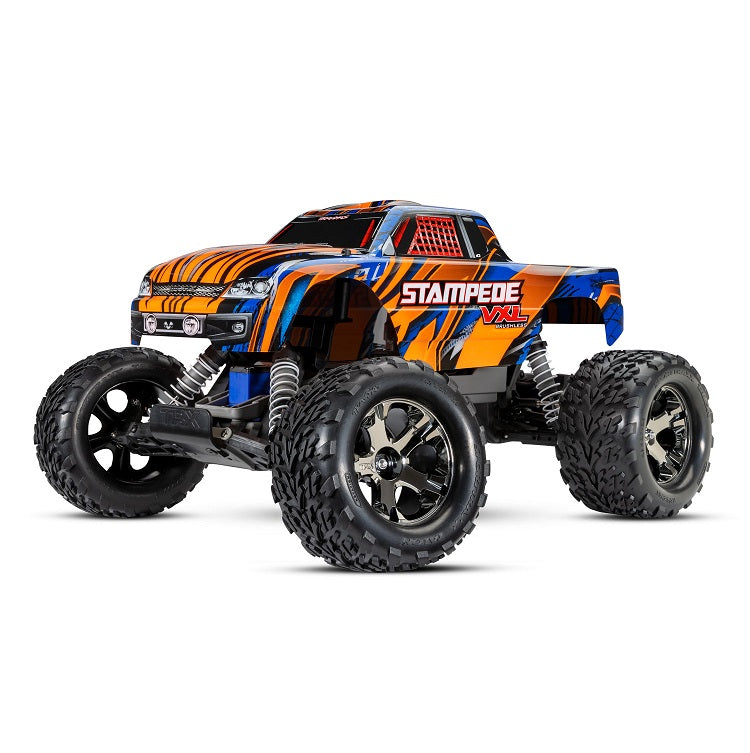 TRAXXAS STAMPEDE VXL 2wd Monster Truck Orange w/ Magnum 272R Transmission 36076-74ORNG