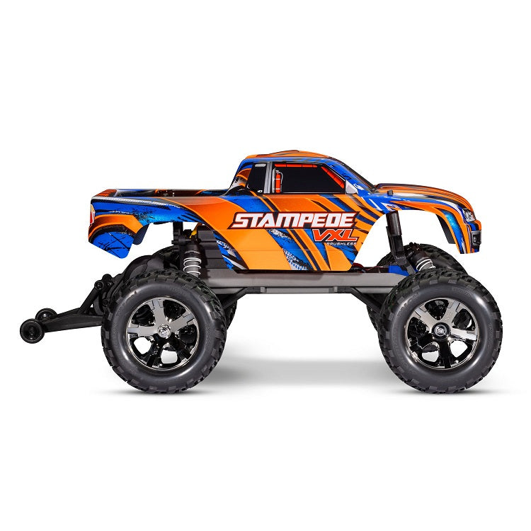 TRAXXAS STAMPEDE VXL 2wd Monster Truck Orange w/ Magnum 272R Transmission 36076-74ORNG