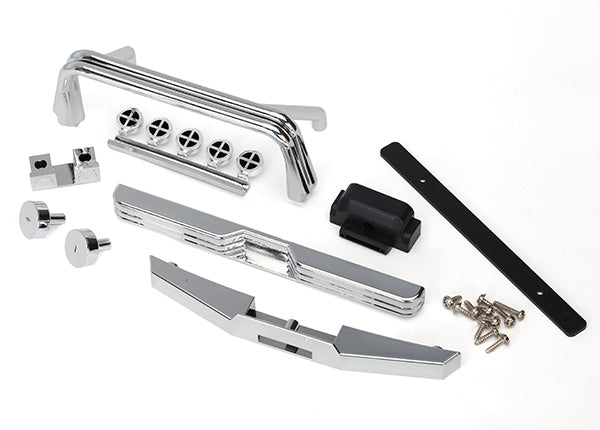 TRAXXAS Body Accessory Kit Chrome Bumpers & Rollcage - 3662