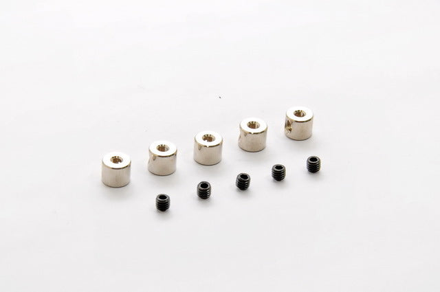 HOBAO 6x1.8x5mm Servo Rod Collars w/ Grub Screws 5pcs - HB-36803